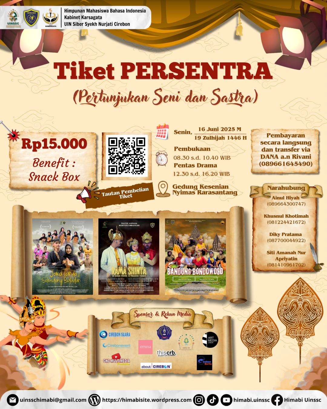 Tiket PERSENTRA 2025