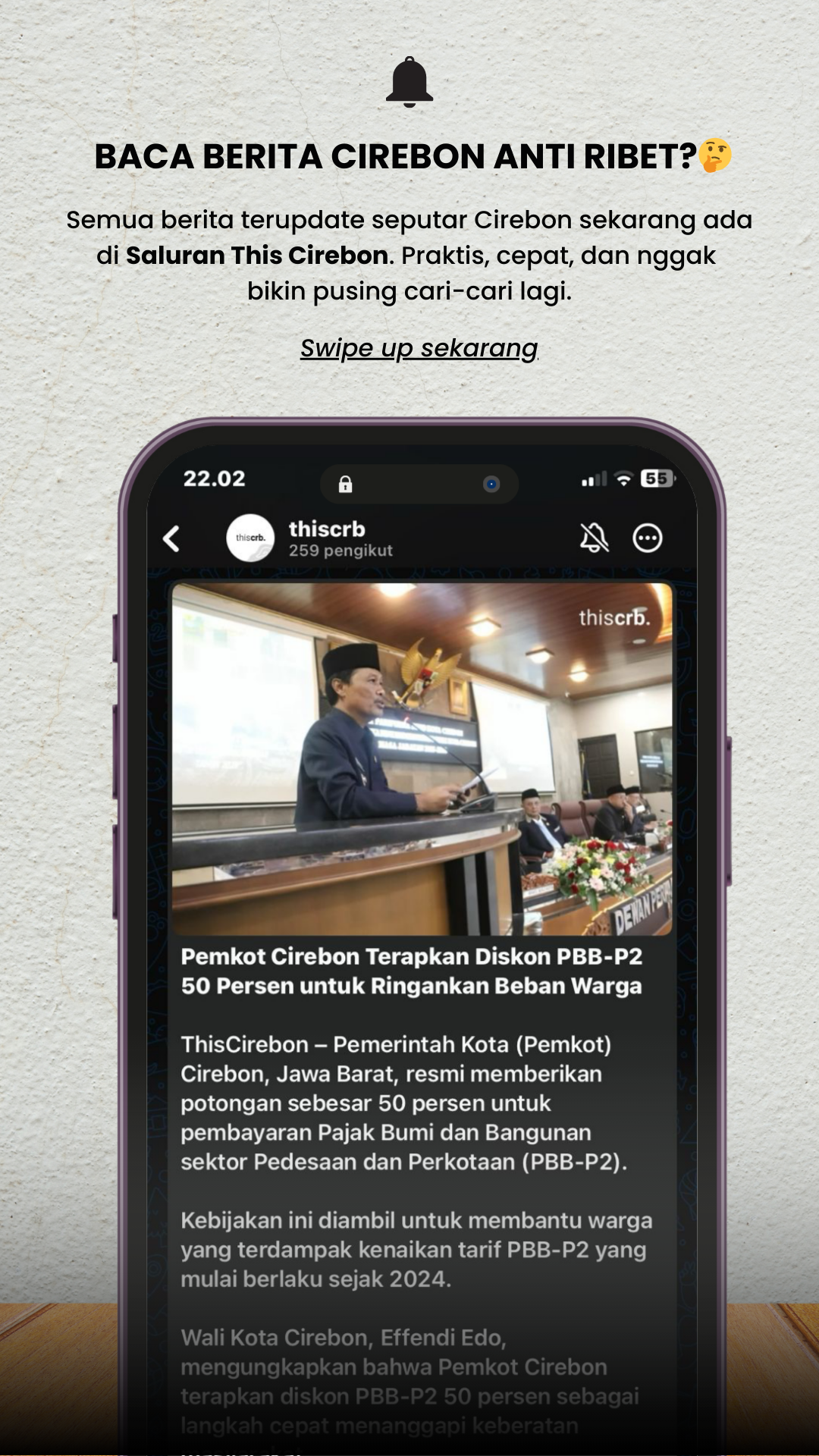 Saluran WhatsApp This Cirebon