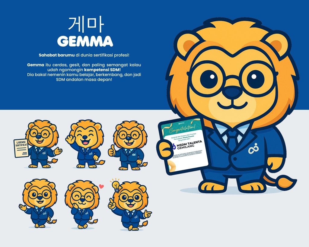 Gemma, Maskot LSP MSDM Talenta Gemilang