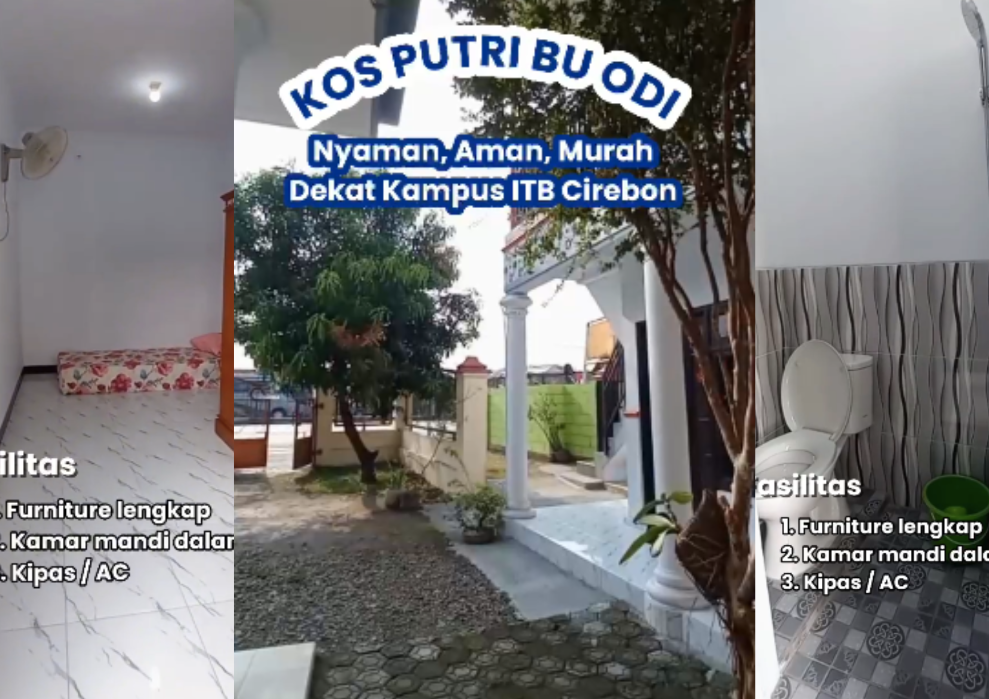 Kost Putri Bu Odi Resmi Dibuka di Palimanan, Lokasi dekat Kampus ITB Cirebon