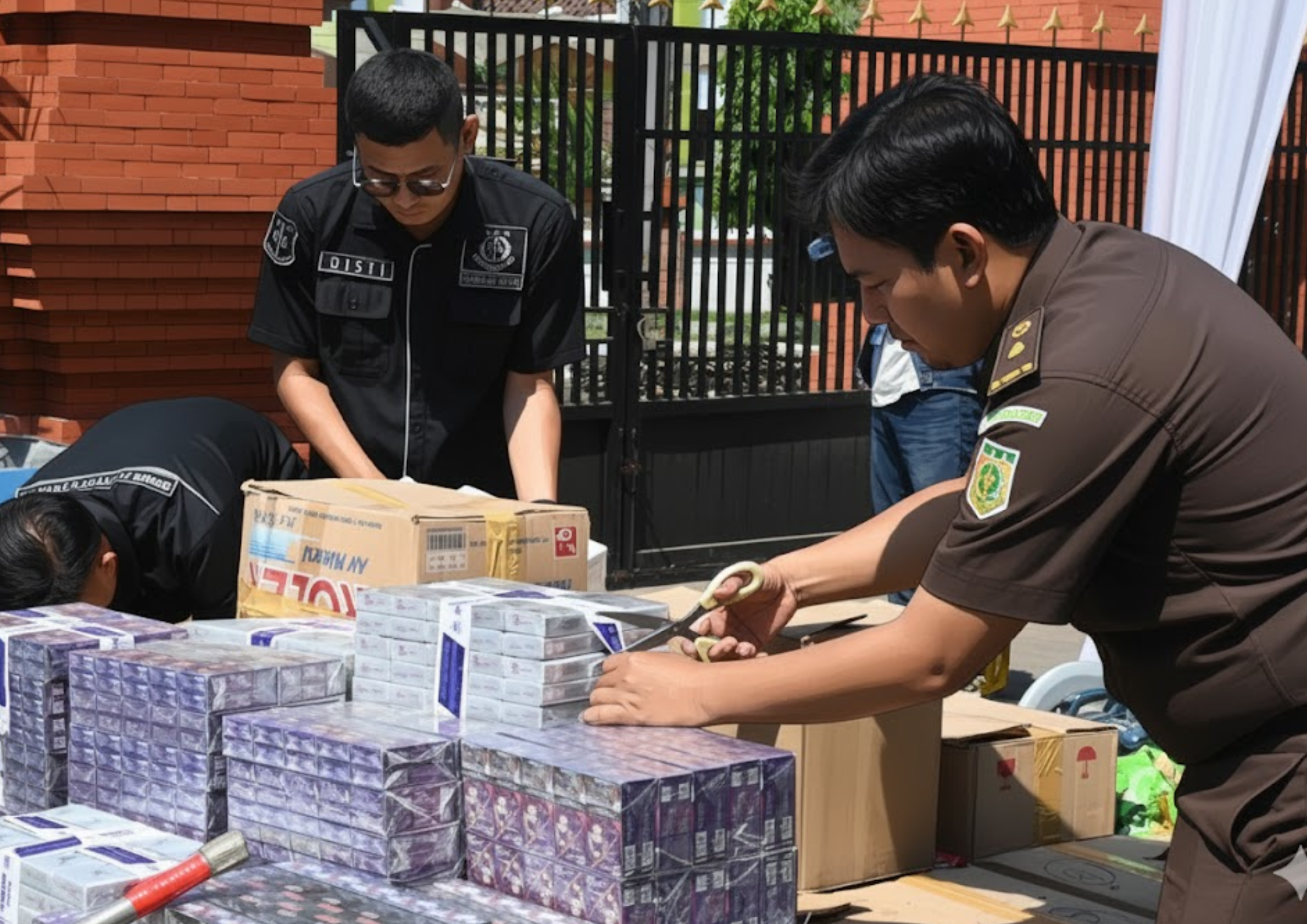 Kejari Kabupaten Cirebon Musnahkan Barang Bukti dari 119 Perkara Pidana