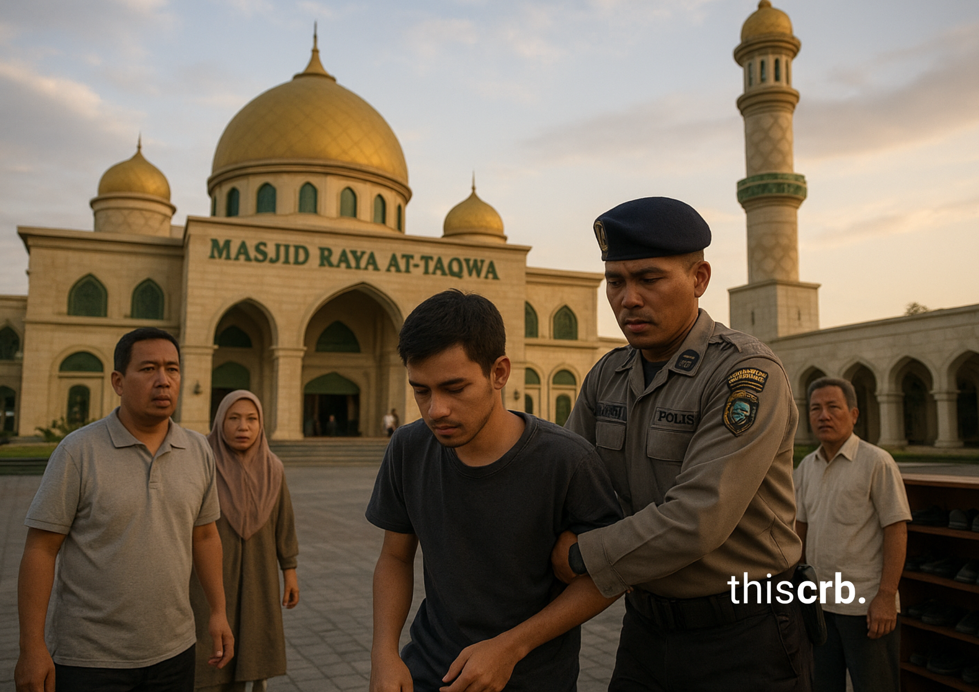 Anak Eks Wali Kota Cirebon Curi Sepatu di Masjid At-Taqwa