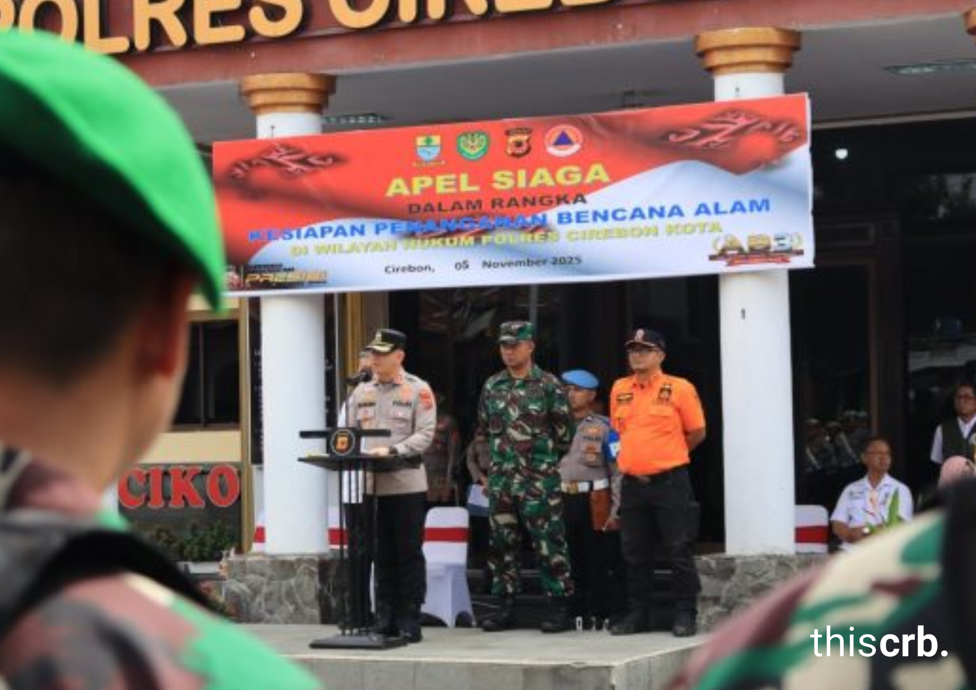 Polres Cirebon Kota Gelar Apel Siaga Hadapi Cuaca Ekstrem, Forkopimda Siap Tangani Potensi Bencana