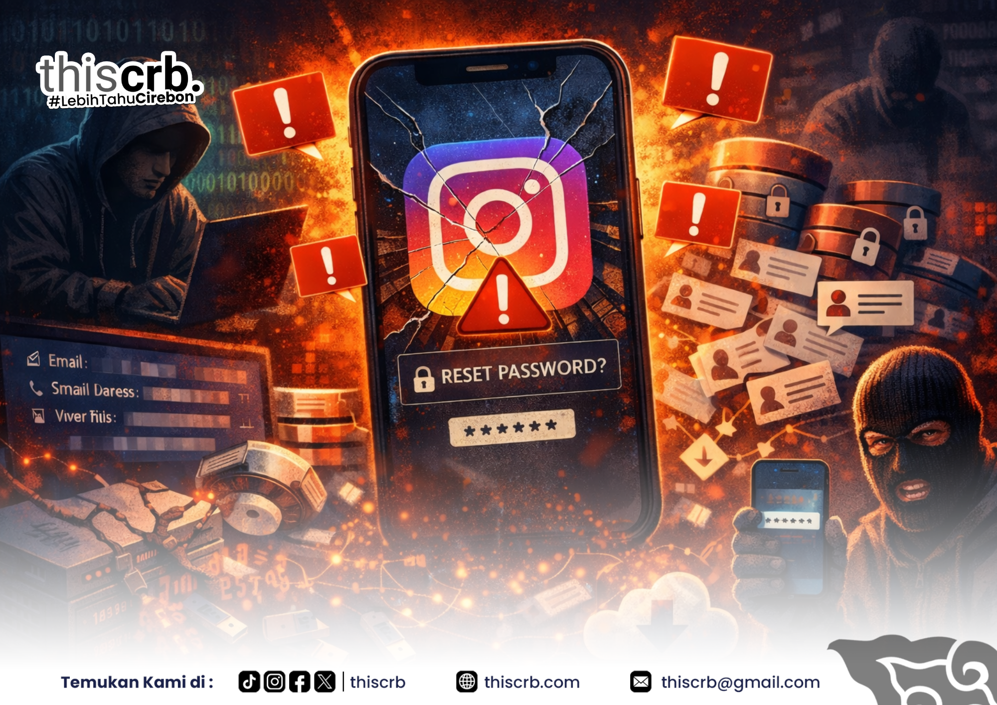 Darurat Data Instagram 17,5 Juta Akun Diduga Bocor Pengguna Diteror Reset Password