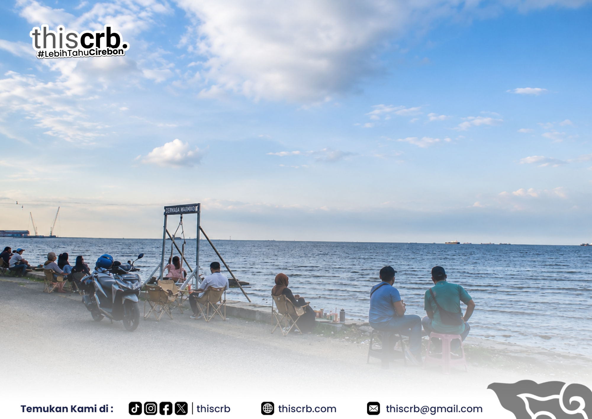 Dermaga Warmindo, Tempat Nongkrong Favorit di Tepi Laut Cirebon