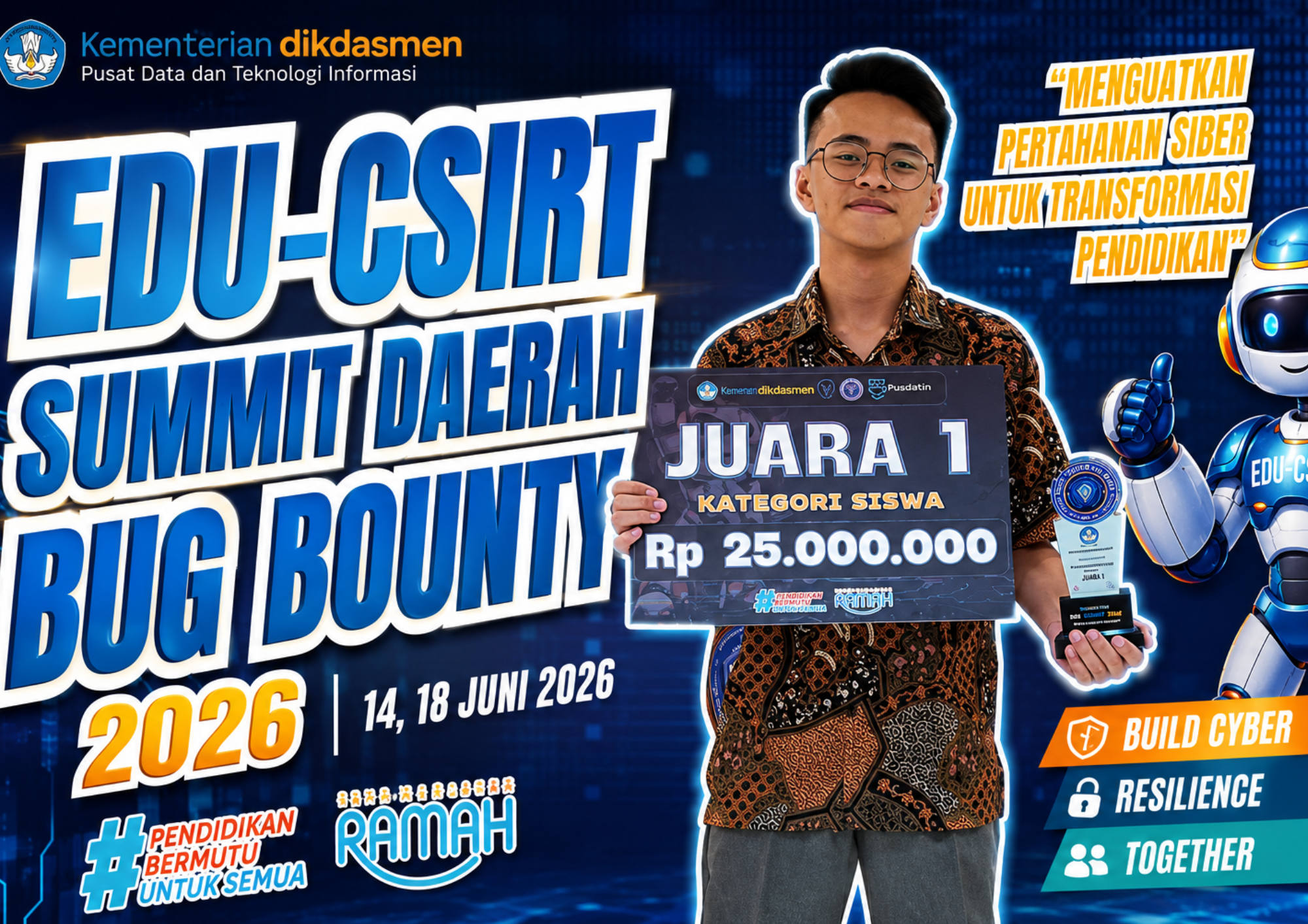 Vallerio Alvaren, Siswa SMK yang Sukses Raih Juara 1 Bug Bounty 2026 Kemendikdasmen