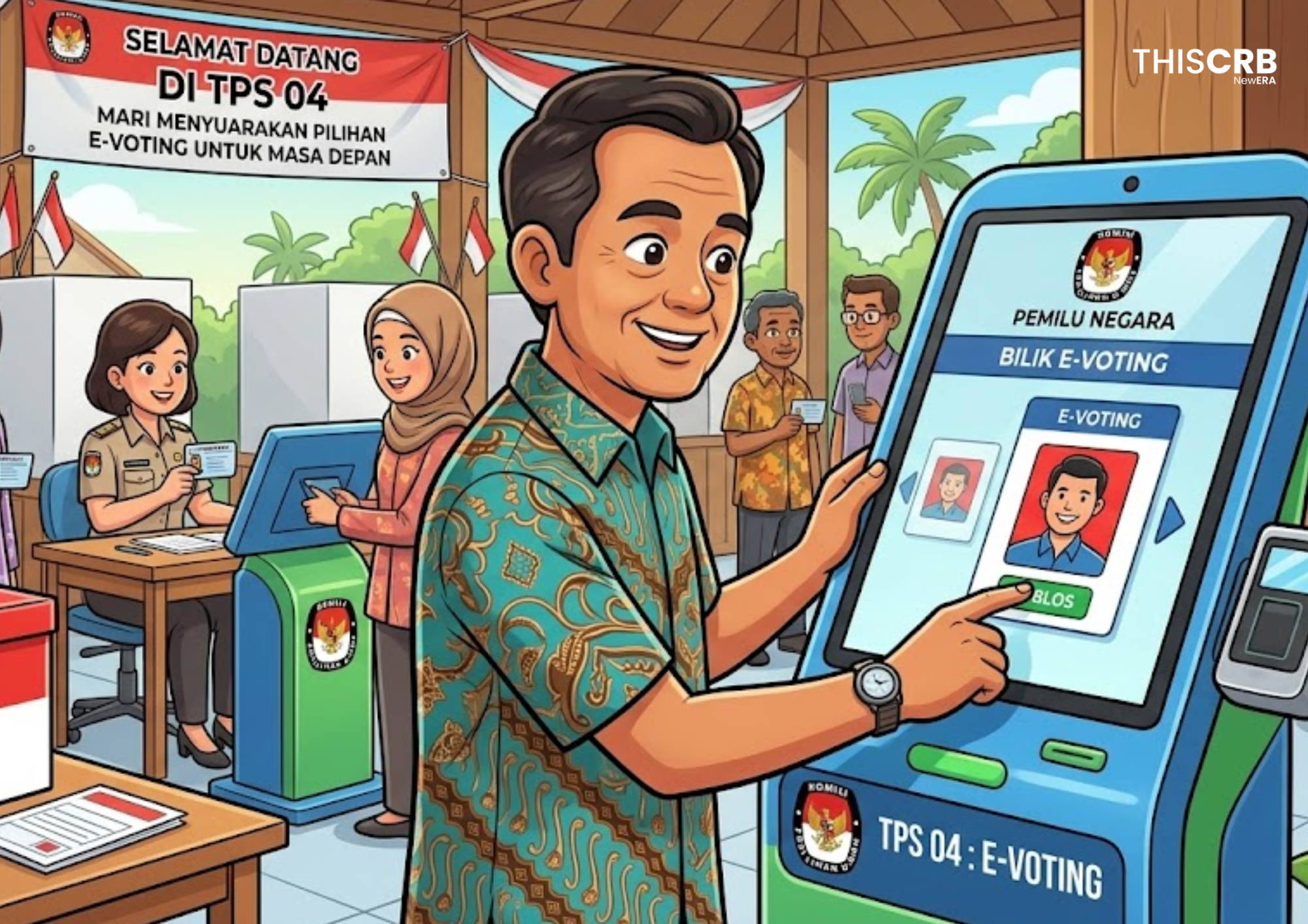 Pemkab Cirebon Kaji Penerapan E-Voting untuk Pilwu 2027, Pemilih Tetap Datang ke TPS