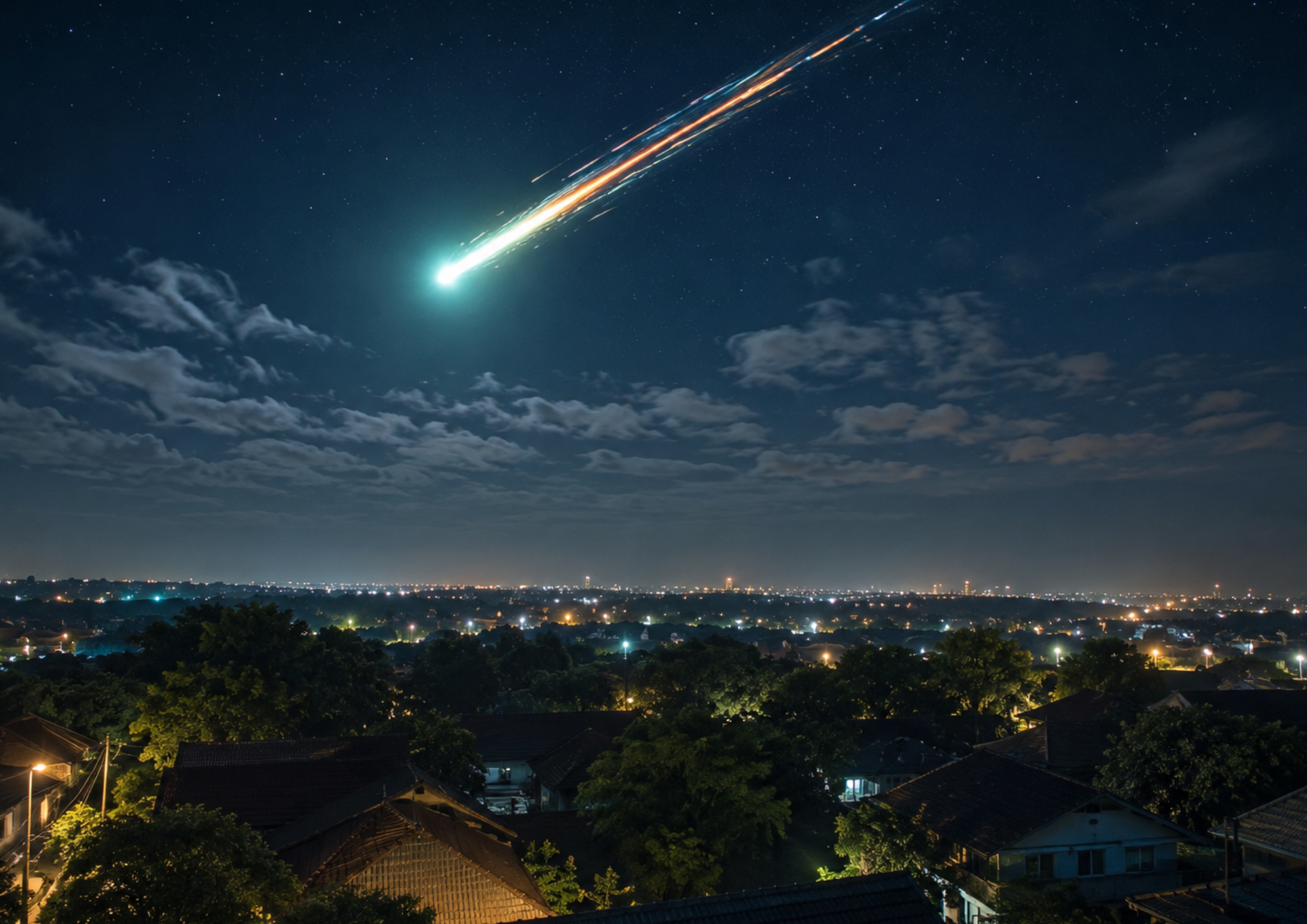 Dentuman Misterius Gegerkan Warga Cirebon, Diduga Berasal dari Meteor yang Melintas di Langit Jawa